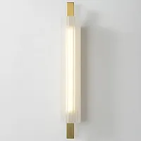 Бра LED TUNNEL AP10 LED BRASS Crystal Lux белый на 1 лампу, основание латунь в стиле современный 