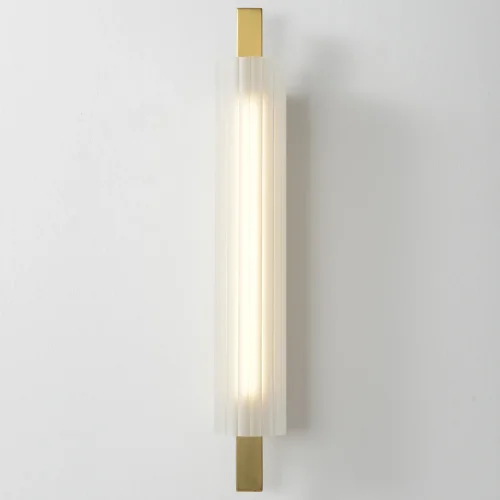 Бра LED TUNNEL AP10 LED BRASS Crystal Lux белый на 1 лампу, основание латунь в стиле современный 