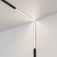 Трековый светильник магнитный Exility TR102-24W4K-B-1 Maytoni чёрный для шинопроводов серии Magnetic track system Exility чёрный