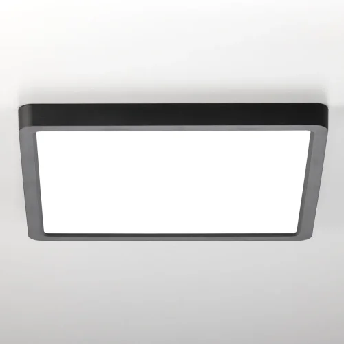 Светильник потолочный LED DIMM Бейсик CL738K241V Citilux белый 1 лампа, основание чёрное в стиле современный хай-тек квадратный фото 2
