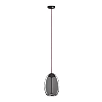 Светильник подвесной LED Knot 8134-A mini LOFT IT чёрный 1 лампа, основание чёрное в стиле современный 
