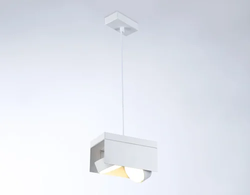 Светильник подвесной TN70857 Ambrella light белый на 1 лампу, основание белое в стиле хай-тек современный фото 3
