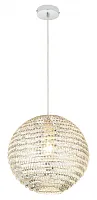 Светильник подвесной Daxos 54502-1H Globo хром 1 лампа, основание хром в стиле современный шар