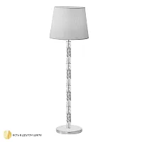 Торшер PRIMAVERA PT1 CHROME Crystal Lux  серебряный 1 лампа, основание хром в стиле современный
