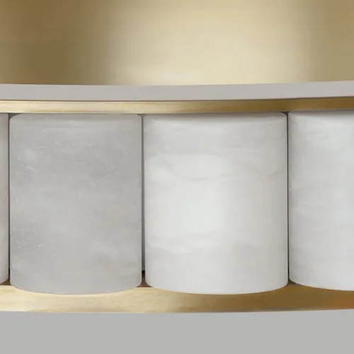 Люстра подвесная MONSINE D60 Brass 196988-23 ImperiumLoft коричневая на 1 лампу, основание латунь в стиле современный фото 9