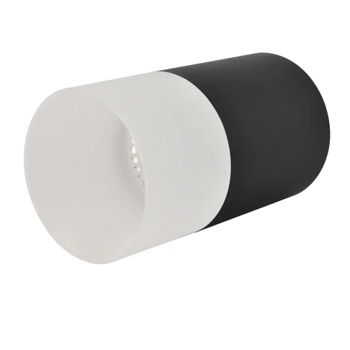 Светильник накладной LED Naram 3070-1C Favourite чёрный белый 1 лампа, основание чёрное в стиле современный круглый фото 3