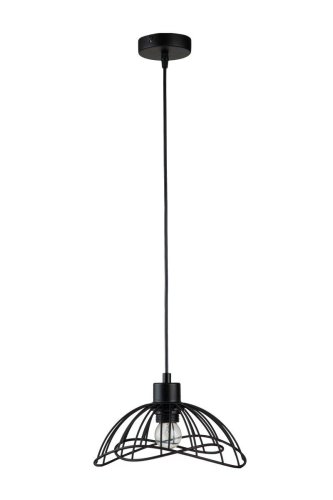 Светильник подвесной Vestito V000190 Indigo чёрный 1 лампа, основание чёрное в стиле хай-тек  фото 4