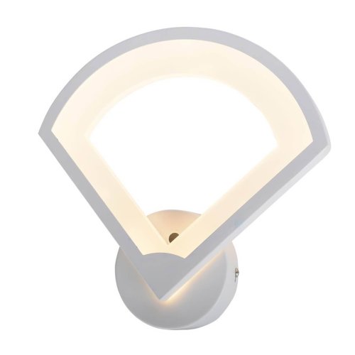 Бра LED Cargeghe OML-49201-17 Omnilux белый на 1 лампа, основание белое в стиле хай-тек 