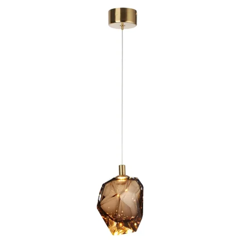 Светильник подвесной Gemme 7112/4LB Odeon Light коричневый на 1 лампу, основание бронзовое в стиле классический современный выдувное фото 4 Светильник подвесной Gemme 7112/4LB Odeon Light коричневый на 1 лампу, основание бронзовое в стиле классический современный выдувное фото 4