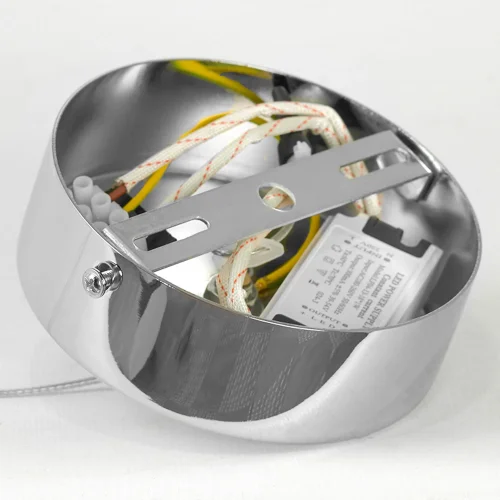 Светильник подвесной LED Knox LSP-7414 Lussole прозрачный на 1 , основание хром в стиле современный хай-тек фото 5