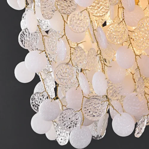 Люстра подвесная VERONA A L12 193713-23 ImperiumLoft прозрачная на 12 ламп, основание латунь в стиле современный фото 11