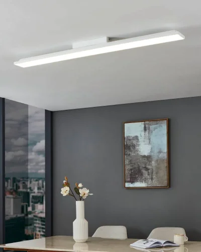 Светильник потолочный LED Turcona-B 900707 Eglo белый 1 лампа, основание белое в стиле лофт современный  фото 2