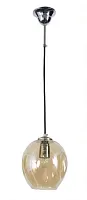 Светильник подвесной Maera E 1.3.P1 BR Arti Lampadari янтарный 1 лампа, основание хром в стиле современный 