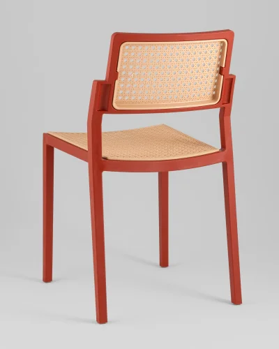Стул пластиковый Milto, красный УТ000039189 Stool Group, /, ножки/пластик/красный, размеры - *790***450*500 фото 5