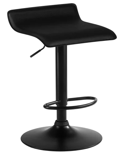 Стул барный набор 2 шт. SET-2 3013-BlackBase-LM TOMMY BLACK, цвет сиденья черный, цвето основания черный Dobrin, /экокожа, ножки/металл/чёрный, размеры - 620*830***385*405 фото 2 Стул барный набор 2 шт. SET-2 3013-BlackBase-LM TOMMY BLACK, цвет сиденья черный, цвето основания черный Dobrin, /экокожа, ножки/металл/чёрный, размеры - 620*830***385*405 фото 2