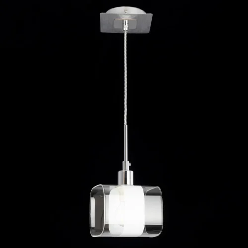 Светильник подвесной Вирта CL139010 Citilux прозрачный 1 лампа, основание матовое хром в стиле современный  фото 4