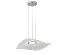 Светильник подвесной LED Жасмин 08036-70,02 Kink Light белый 1 лампа, основание хром в стиле хай-тек современный 