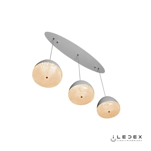 Светильник подвесной LED Flake WLD8885-3A WH iLedex белый 1 лампа, основание белое в стиле современный хай-тек  фото 3