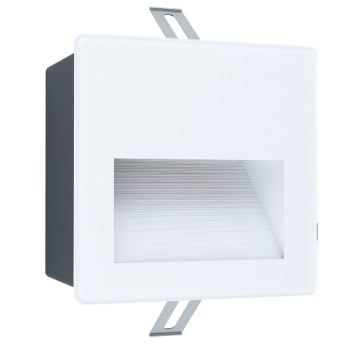 Встраиваемый светильник Aracena 99575 Eglo уличный IP65 белый 1 лампа, плафон белый в стиле модерн LED