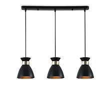 Светильник подвесной TR8469 Ambrella light чёрный на 3 лампы, основание чёрное в стиле классический 