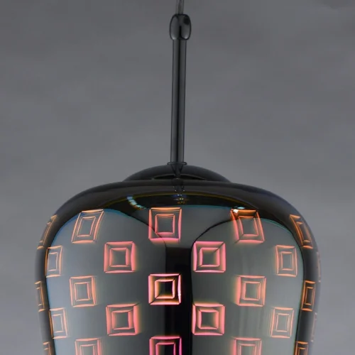 Светильник подвесной Фьюжн 392018601 MW-Light разноцветный хром 1 лампа, основание хром в стиле современный  фото 9