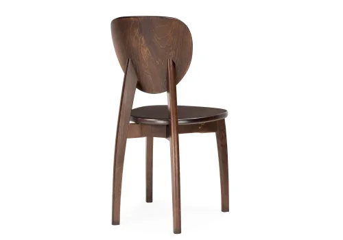 Деревянный стул Окава венге коричневый 543598 Woodville, венге/, ножки/массив бука дерево/венге, размеры - ****440*500 фото 4