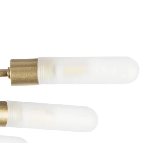 Люстра потолочная Ragno 732283 Lightstar белая на 28 ламп, основание бежевое матовое золото в стиле современный  фото 4