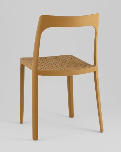 Стул Marty, пластиковый, охра УТ000039192 Stool Group, /, ножки/пластик/коричневый, размеры - *767***505*500 фото 5