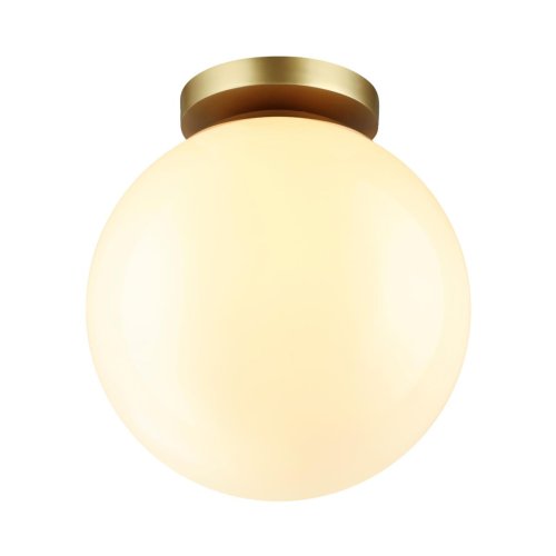 Светильник потолочный Bosco 4248/1C Odeon Light белый 1 лампа, основание золотое в стиле хай-тек  фото 4