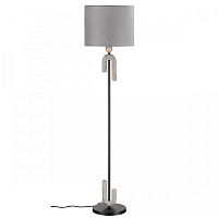 Торшер Bagel 5410/1FA Odeon Light  серый 1 лампа, основание чёрное в стиле минимализм

