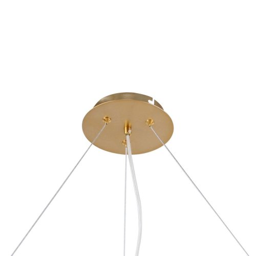 Люстра подвесная Bliss 2771-12P F-promo белая на 12 ламп, основание золотое в стиле современный шар фото 2
