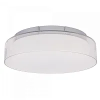 Светильник потолочный LED Pan Led 8174-NW Nowodvorski прозрачный на 1 лампу, основание хром в стиле классический 