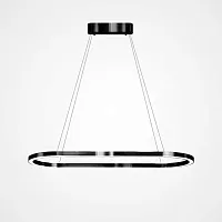 Светильник подвесной CRUISE B LONG L80 220445-23 ImperiumLoft белый 1 лампа, основание чёрное в стиле современный минимализм 