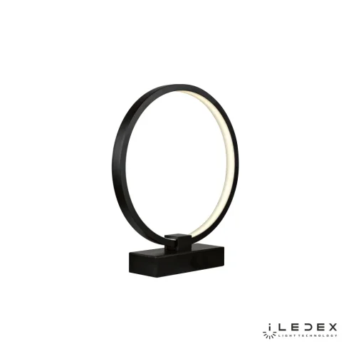 Настольная лампа LED Axis 8137-250-T BK iLedex чёрная 1 лампа, основание чёрное металл в стиле современный хай-тек  фото 2