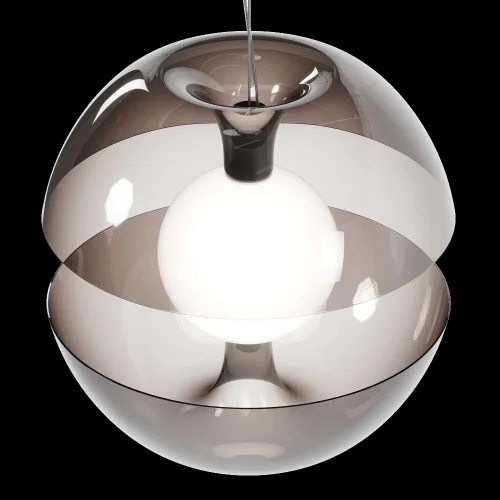 Светильник подвесной LED Rebel MOD322PL-L6B3K Maytoni серый 1 лампа, основание хром в стиле современный  фото 4