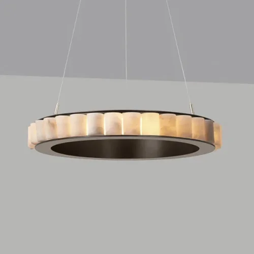 Люстра подвесная MONSINE D60 Brass 196988-23 ImperiumLoft коричневая на 1 лампу, основание латунь в стиле современный фото 14