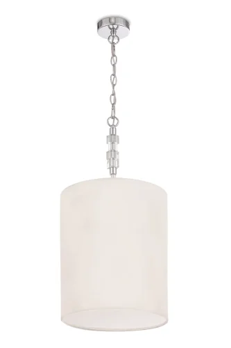 Светильник подвесной Torony MOD066PL-01CH Maytoni белый 1 лампа, основание хром в стиле современный 