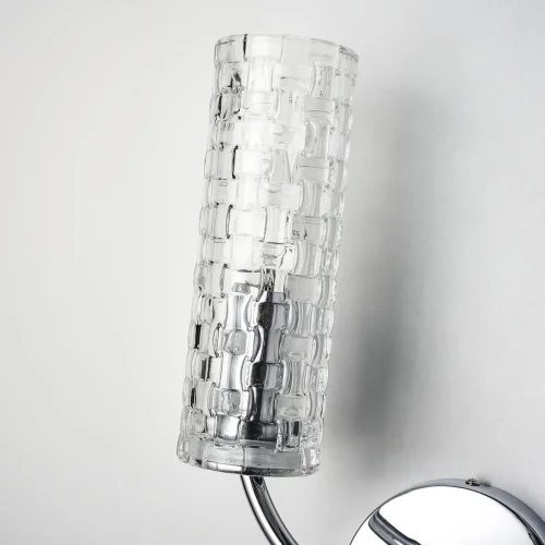 Бра Syreni 2816-2W Favourite прозрачный на 2 лампы, основание хром в стиле замковый  фото 3