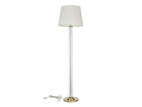Торшер без абажура 3691/FL gold Newport  бежевый белый 1 лампа, основание золотое в стиле современный американский
