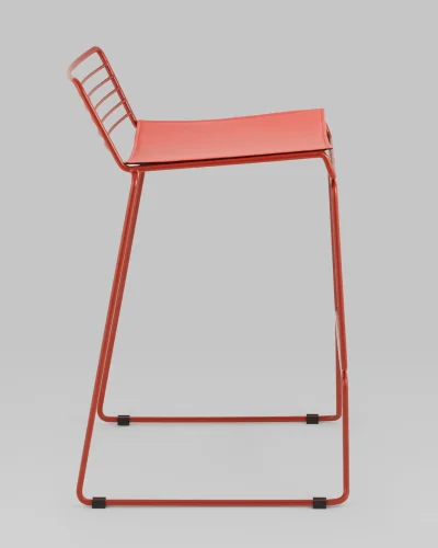 Стул полубарный Danny, бордовый, с подушкой УТ000038990 Stool Group, /, ножки//, размеры - *800***380*470 фото 4