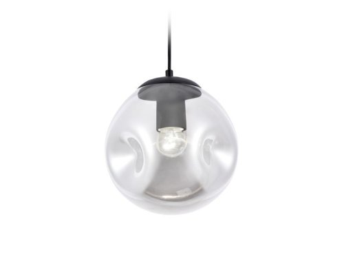 Светильник подвесной TR3511 Ambrella light серый 1 лампа, основание чёрное в стиле модерн  фото 2