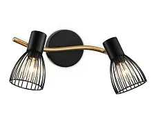 Спот с 2 лампами TR8660 Ambrella light чёрный E14 в стиле лофт 