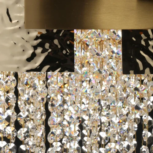 Люстра потолочная Кармен 394011924 Chiaro золотая прозрачная на 24 лампы, основание золотое в стиле классика  фото 6