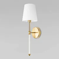 Бра Cosy 10308W Antique Brass LOFT IT белый на 1 лампу, основание античное бронза в стиле современный 