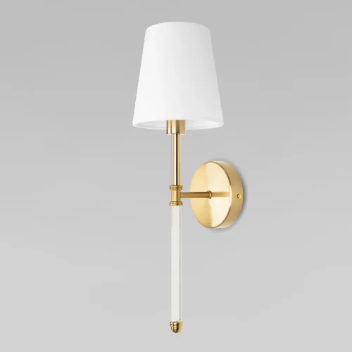 Бра Cosy 10308W Antique Brass LOFT IT белый на 1 лампу, основание античное бронза в стиле современный 