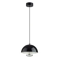 Светильник подвесной LED Globe 6568/6L Lumion чёрный на 1 лампу, основание белое в стиле современный 