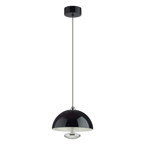 Светильник подвесной LED Globe 6568/6L Lumion чёрный на 1 лампу, основание белое в стиле современный 