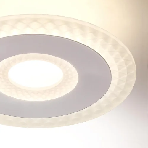 Светильник потолочный LED Vandy 8016/70CL Lumion белый на 1 лампу, основание белое в стиле минимализм фото 8