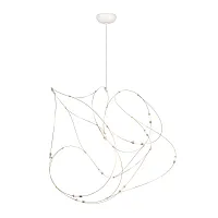 Светильник подвесной LED Flock of Light 10309/11 LOFT IT белый 1 лампа, основание белое в стиле арт-деко 