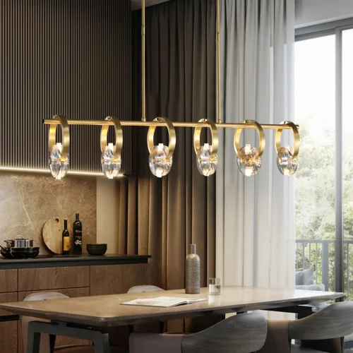 Светильник потолочный ADONICA LONG L12 204481-23 ImperiumLoft прозрачный на 12 ламп, основание латунь в стиле современный фото 9